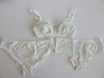 amoena setje prothese BH met 2 slips wit met groen 75B 40 42, Amoena, Verzenden, Wit, Setje