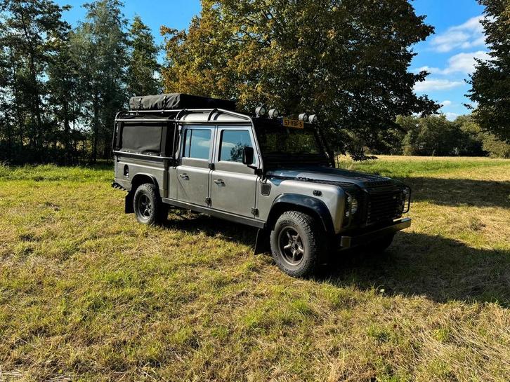 Land Rover Defender 130 TD5 Crew CAB Hcpu/dv DC 2006 airco, Auto's, Bestelauto's, Particulier, Land Rover, Diesel, Handgeschakeld