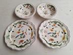 Gien Oiseaux de paradis 4 onderdelen, Huis en Inrichting, Keuken | Servies, Ophalen of Verzenden, Zo goed als nieuw, Overige stijlen