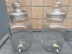 Drank dispenser / drankdispenser glas - 2 stuks - NIEUW, Ophalen of Verzenden