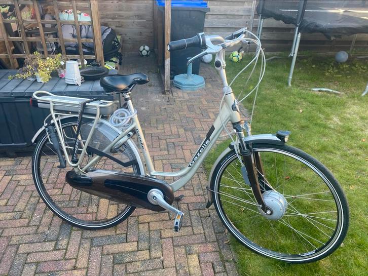 Gazelle Innergy Fiets, accu & oplader, los of set (Goud), Fietsen en Brommers, Elektrische fietsen, Zo goed als nieuw, Gazelle