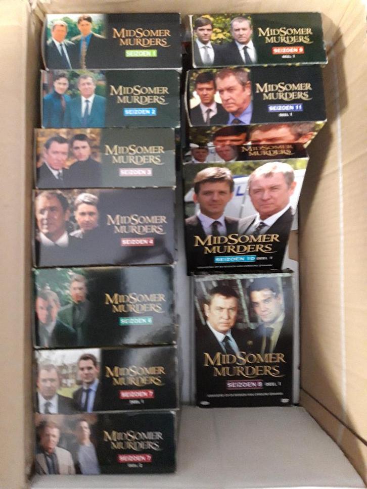 Midsummer Murders aantal seizoenen, Cd's en Dvd's, Dvd's | Thrillers en Misdaad, Zo goed als nieuw, Detective en Krimi, Alle leeftijden