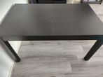 Grote eettafel zwart IKEA Bjursta, Huis en Inrichting, Tafels | Eettafels, Ophalen, Gebruikt, Eikenhout, 200 cm of meer