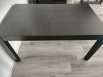 Grote eettafel zwart IKEA Bjursta  beschikbaar voor biedingen
