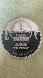 Mongolia 2006 Mozart 500 Tugrik Silver Coin, Proof, Postzegels en Munten, Munten | Azië, Verzenden