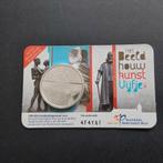 5 euro in coincard Het beeldhouwkunst vijfje UNC, Ophalen of Verzenden, Koningin Beatrix, Euro's