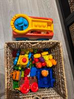 Mega bloks sets + trekkar, Ophalen, Zo goed als nieuw, Met geluid