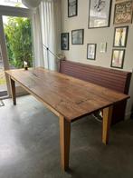 Tafel antieke klooster deur, lengte 250 cm, Ophalen, 200 cm of meer, Zo goed als nieuw, Vijf personen of meer