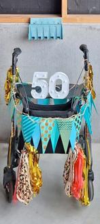 Rollator 50 jaar, Hobby en Vrije tijd, Feestartikelen, Ophalen, Zo goed als nieuw, Versiering, Abraham of Sarah