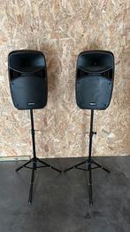 Speakers Vonyx VPS102A actief incl microfoon, Audio, Tv en Foto, Luidsprekers, Gebruikt, Overige typen, 120 watt of meer, Ophalen