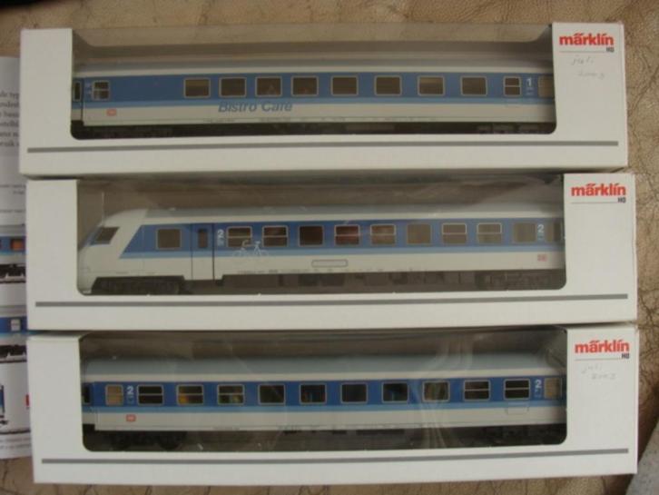 MARKLIN Set personenrijtuigen InterRegio, Hobby en Vrije tijd, Modeltreinen | H0, Nieuw, Wagon, Wisselstroom, Märklin, Ophalen of Verzenden