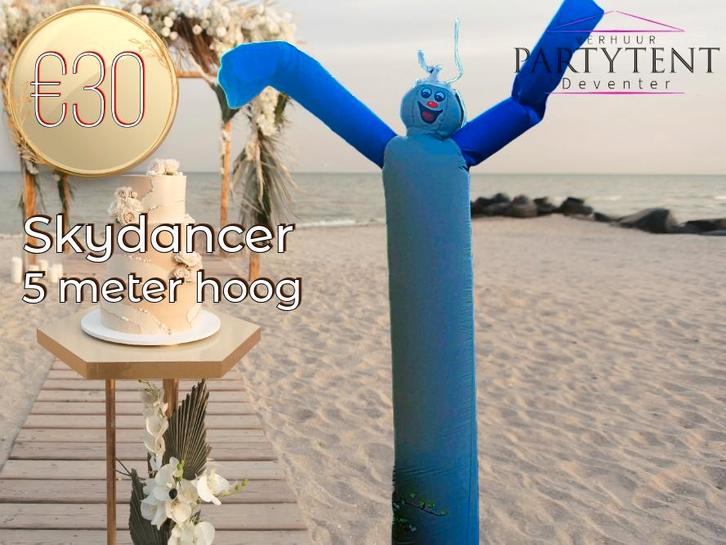 Skydancer 5m huren voor opvallende bruiloft, Hobby en Vrije tijd, Feestartikelen | Verhuur, Nieuw, Geboorte of Huwelijk, Ophalen