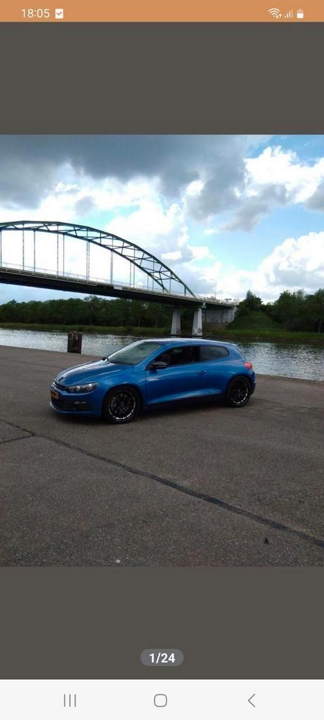 Mooie Bordaux blauw metallic Scirocco 2.0 TSI  2009, Auto's, Volkswagen, Particulier, Scirocco, Benzine, C, Coupé, Handgeschakeld
