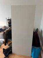 Wit gelakte opdekduur, Doe-het-zelf en Verbouw, Deuren en Horren, 80 tot 100 cm, Binnendeur, Nieuw, Ophalen of Verzenden