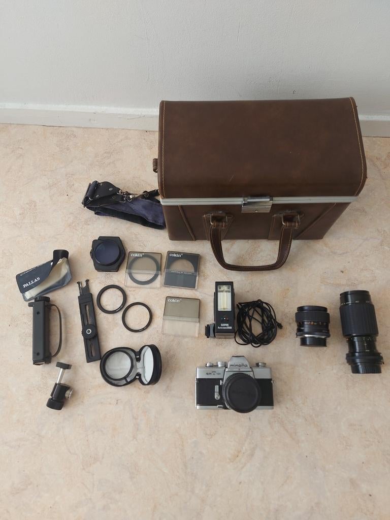 Minolta SRT 101, Audio, Tv en Foto, Fotocamera's Analoog, Ophalen, Spiegelreflex, Minolta