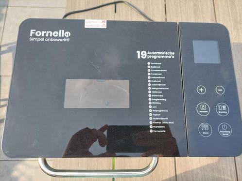Fornello Broodbakmachine, Witgoed en Apparatuur, Broodbakmachines, Zo goed als nieuw, Met timer, 400 tot 800 gram deeg, Meer dan 10 programma's