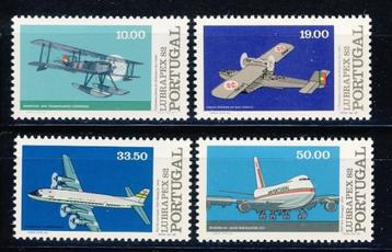 Portugal 1577/80 Vliegtuigen 1982 postfris beschikbaar voor biedingen