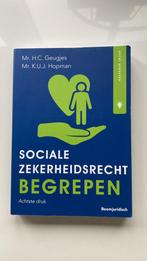 H.C. Geugjes -Socialezekerheidsrecht begrepen, Boom juridisch, Ophalen of Verzenden, Zo goed als nieuw