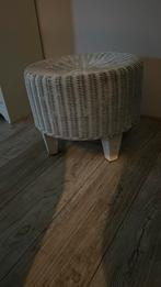 Rieten Poef - Vintage Stijl, Ophalen of Verzenden, Gebruikt, Overige materialen