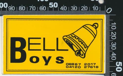 Sticker: Bell Boys (2), Verzamelen, Stickers, Zo goed als nieuw, Bedrijf of Vereniging, Ophalen of Verzenden