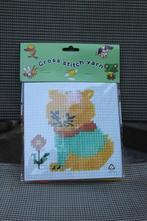Compleet borduurpakket cross stitch yarn kat, Ophalen of Verzenden, Nieuw, Handborduren, Borduurpakket