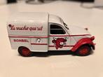 Citroen 2 cv AZU La Vache qui rit 1/43, Ophalen of Verzenden, Gebruikt, Auto, Norev