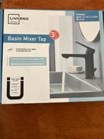 Nieuwe antraciet badkamerkraan - Livarno Home, Doe-het-zelf en Verbouw, Sanitair, Ophalen of Verzenden, Nieuw, Kraan