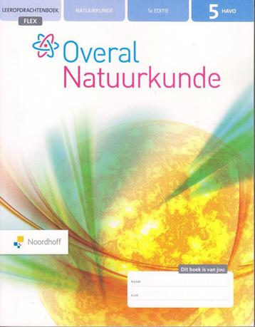 OVERAL NATUURKUNDE 5 HAVO FLEX Leeropdrachtenboek (NIEUW ex) beschikbaar voor biedingen