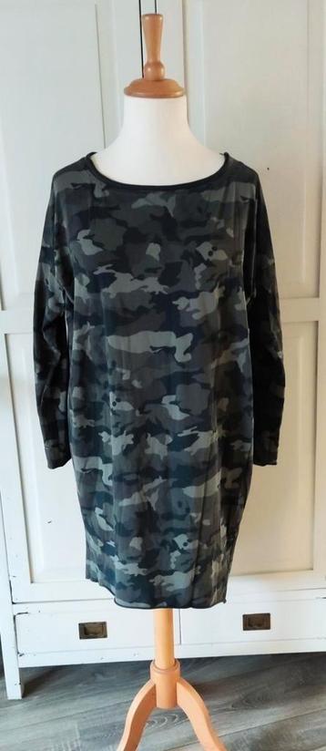 Groene stretch jurk met print maat 44-46 Eva Fashion beschikbaar voor biedingen