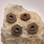 Duitse WO2 M38 Fallschirmjäger helm sluitringen, Ophalen of Verzenden, Luchtmacht, Duitsland, Helm of Baret