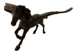 Zwarte pegasus, dierfiguur Papo, Verzamelen, Ophalen of Verzenden, Gebruikt, Paard, Beeldje of Figuurtje