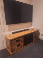 Zware kwaliteit mango houten tv kast, Huis en Inrichting, Complete inboedels, Ophalen