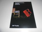 brochure DAF ITS internationaal truck service, Ophalen of Verzenden, Zo goed als nieuw
