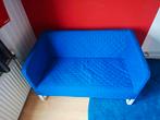 Knopparp bankje blauw, Ophalen, Gebruikt, Tweepersoons, 75 tot 100 cm
