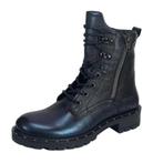 GIGA maat 39 lerenlaars/rits petrolblauw - gratis verzenden, Schoenen, Nieuw, Giga, Verzenden