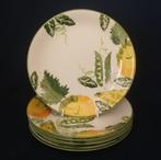 Poole Pottery Pea Flower - gebaksbordjes, Huis en Inrichting, Keuken | Servies, Ophalen of Verzenden, Aardewerk, Overige stijlen
