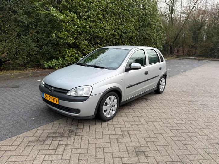 Opel Corsa 1.4 I 16V 5D AUT 2001 Grijs Airco APK Lage km NAP, Auto's, Opel, Particulier, Corsa, ABS, Airbags, Airconditioning