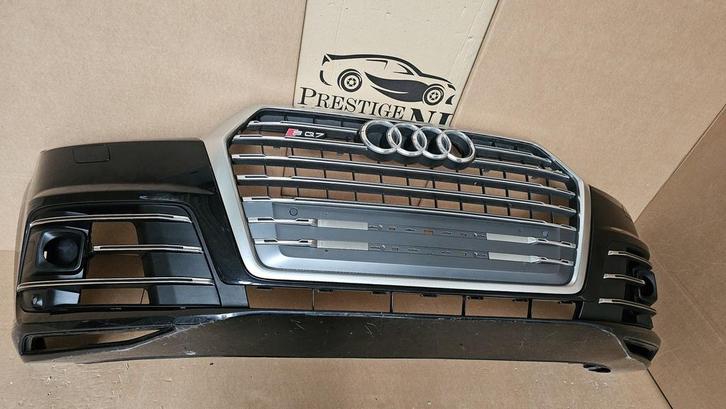 Voorbumper Audi Q7 4M0 SQ7 4M Origineel Bumper PDC KLS Zwart, Auto-onderdelen, Carrosserie en Plaatwerk, Bumper, Audi, Voor, Gebruikt