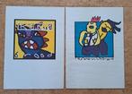 Herman Brood  2x art print, Antiek en Kunst, Kunst | Litho's en Zeefdrukken, Ophalen