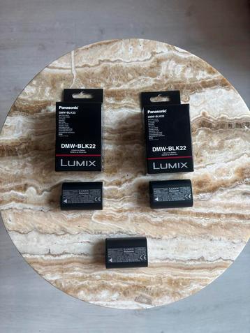 Panasonic Lumix DMW-BLK22 Batterijen (3 stuks) beschikbaar voor biedingen