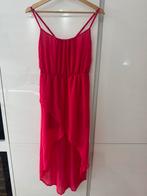 Super leuke hard Roze jurk Jurkje kort van voren maat S, Maat 38/40 (M), Ophalen of Verzenden, Zo goed als nieuw, Roze