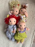 Massie Raggies poppen 4x / + 2x Anne Geddes pop, Ophalen of Verzenden, Zo goed als nieuw, Stoffen beer, Overige merken