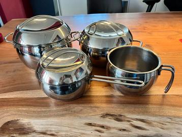 Set van 4 Fissler kookpannen beschikbaar voor biedingen