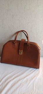 Vintage Leren Reistas 48x30cm Topstaat Leer, Sieraden, Tassen en Uiterlijk, Tassen | Reistassen en Weekendtassen, Verzenden, Zo goed als nieuw