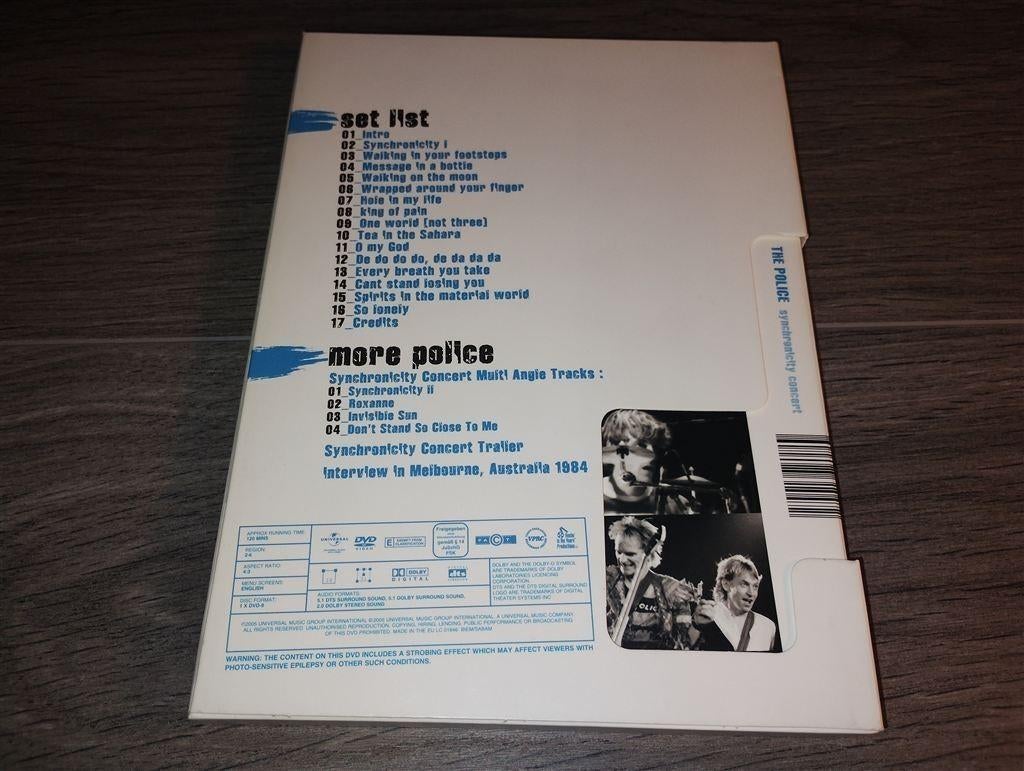 The Police ‎- Synchronicity Concert [DVD], Alle leeftijden, Ophalen of Verzenden, Zo goed als nieuw