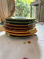 Retro Arcoroc Boch Frères Fondue Borden - Set van 10 stuks, Antiek en Kunst, Ophalen of Verzenden