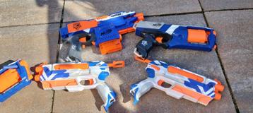 Collectie Nerf geweren, pistolen en bullets enz beschikbaar voor biedingen