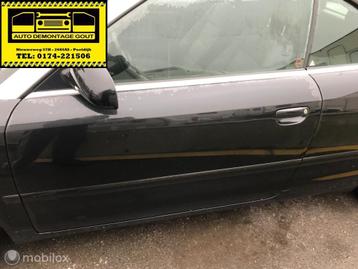 Audi A4 Cabriolet B6 B7 '02- Portier Deur Links Zwart LZ9W beschikbaar voor biedingen