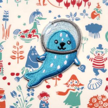 Zeehond Astronaut sticker patch badge embleem applicatie  beschikbaar voor biedingen
