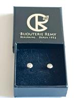 Wit gouden oorstekers, Verzenden, Zo goed als nieuw, Wit, Goud